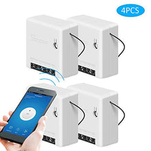 Carica l'immagine nel visualizzatore di Gallery, SONOFF Mini Smart Switch 4 Pezzi, Fai-da-Te Interruttore Telecomando 4 PCS