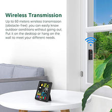 Carica l'immagine nel visualizzatore di Gallery, Koogeek Stazione Meteo Wireless Orologio Digitale Multifunzionale con...