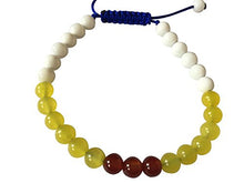 Carica l'immagine nel visualizzatore di Gallery, Hands Of Tibet, mala tibetana, braccialetto da polso con grani in Yellow - Ilgrandebazar