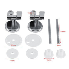 Carica l'immagine nel visualizzatore di Gallery, Sedile WC cerniera kit di riparazione strumenti ricambio con dadi e... - Ilgrandebazar