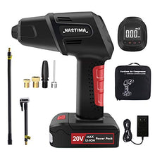 Carica l'immagine nel visualizzatore di Gallery, NASTIMA 20V 145PSI Gonfiatore di Pneumatici per compressore d'Aria Cordless... - Ilgrandebazar