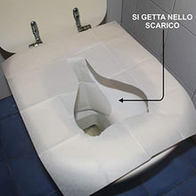 Carica l'immagine nel visualizzatore di Gallery, Copriwater Usa e Getta Bio in Carta Super Resistente Coprisedili WC Monouso...