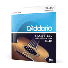 Carica l'immagine nel visualizzatore di Gallery, D'Addario EJ40 Set Corde Acustica Silk And Steel Folk - Ilgrandebazar