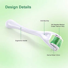 Carica l'immagine nel visualizzatore di Gallery, Homful Titanio Micro-ago Derma Roller 0.5mm 540-aghi Trattamento verde - Ilgrandebazar