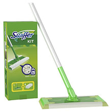 Carica l'immagine nel visualizzatore di Gallery, Swiffer Starter Kit XXL – Scopa con Manico e 8 Panni Ricambio