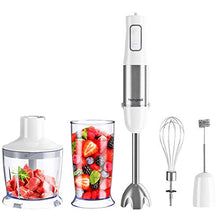 Carica l'immagine nel visualizzatore di Gallery, homgeek Frullatore ad Immersione 1000W, 5 in 1 Frusta, Mixer a...