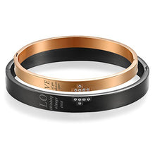 Carica l'immagine nel visualizzatore di Gallery, JewelryWe Bracciale da Uomo Donna Amore Amanti Braccialetto Coppia per 2 Pcs - Ilgrandebazar