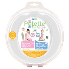 Carica l'immagine nel visualizzatore di Gallery, Potette Plus 2-in1- Vasino da Viaggio - Riduttore WC Portatile Bianca