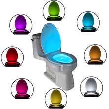 Carica l'immagine nel visualizzatore di Gallery, Luce a LED per la Tazza del WC: Simpatica Lampada Attivata da un Sensore di... - Ilgrandebazar