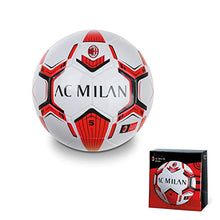 Carica l'immagine nel visualizzatore di Gallery, A.C. MILAN PRO Pallone Calcio Cucito SIZE 5 350 grammi In Scatola Singola - Ilgrandebazar