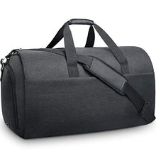Carica l'immagine nel visualizzatore di Gallery, Borsa Porta Abiti Borsone Da Viaggio Tote Garment Bag Nero