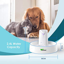 Carica l'immagine nel visualizzatore di Gallery, amzdeal Fontana Per Cani e Gatti Automatica, 2.4L Fontanella Silenziosa per... - Ilgrandebazar