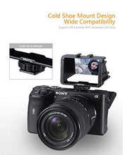 Carica l'immagine nel visualizzatore di Gallery, Vlog Selfie Flip Screen Schermo V-log per fotocamera, slitte microfono o...
