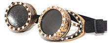 Carica l'immagine nel visualizzatore di Gallery, 4sold occhiali da sole Steampunk, Antique, Copper, Cyber, Diamond Gold - Ilgrandebazar