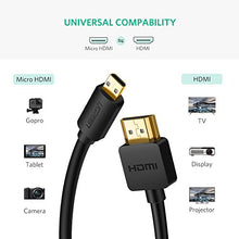 Carica l'immagine nel visualizzatore di Gallery, UGREEN Cavo Micro HDMI a 3D 4K con Ethernet e Canali di Ritorno Audio 1M - Ilgrandebazar