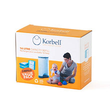 Carica l'immagine nel visualizzatore di Gallery, Korbell KB250DR3B Ricarica per Bidone, Confezione 3 Pezzi, Verde, 16 L - Ilgrandebazar