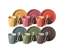 Carica l'immagine nel visualizzatore di Gallery, Excelsa Abbraccio Set Tazzine da caffè, Ceramica, Multicolore - Ilgrandebazar