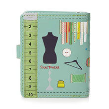 Carica l'immagine nel visualizzatore di Gallery, Shagwear portafoglio per giovani Kit Da Cucito Turchese Chiaro/ Sewing Needs - Ilgrandebazar