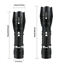 Carica l'immagine nel visualizzatore di Gallery, Tattico torcia CREE LED 2000LUMEN super luminoso regolabile Led Flashlight