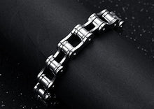 Carica l'immagine nel visualizzatore di Gallery, SAGA GIOIELLI BRACCIALE UOMO CATENA MOTOCICLISTA MOTO