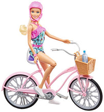 Carica l'immagine nel visualizzatore di Gallery, Barbie- Playset con Bicicletta Bambola Snodata Accessori, Giocattolo per... - Ilgrandebazar