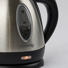 Carica l'immagine nel visualizzatore di Gallery, H.Koenig BO12 Bollitore, Spegnimento automatico, Acciaio Inox, Base di... - Ilgrandebazar