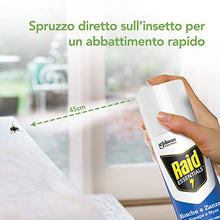 Carica l'immagine nel visualizzatore di Gallery, Raid Essentials Mosche e Zanzare Spray Insetticida, Con Ingrediente Attivo a Base Vegetale, 1 Confezione da 400 ml