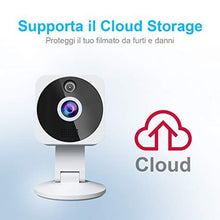 Carica l'immagine nel visualizzatore di Gallery, Telecamera Wi-fi Interno Senza fili, NIYPS Full HD 1080P Videocamera bianco - Ilgrandebazar