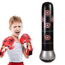 Carica l'immagine nel visualizzatore di Gallery, Pywee Sacco da Boxe Gonfiabile per Fitness autoportante per...