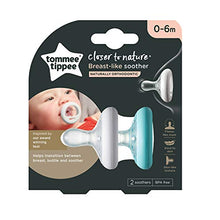 Carica l'immagine nel visualizzatore di Gallery, Tommee Tippee 433440 Succhietto Simile al Seno Materno, 0-6 Mesi - Ilgrandebazar