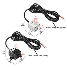 Carica l'immagine nel visualizzatore di Gallery, TSSS 12 V DC Submersible Micro pompa ad acqua senza spazzole 0,8 W 68 L/H...