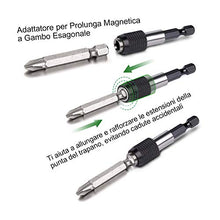 Carica l'immagine nel visualizzatore di Gallery, METAKOO Adattatore a Bussola, Esagonale, 1/4", 3/8", 1/2",... - Ilgrandebazar