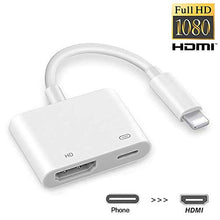 Carica l'immagine nel visualizzatore di Gallery, Hoidokly Adattatore lighting a Hdmi, Cavo AV Digitale 1080P Bianco - Ilgrandebazar