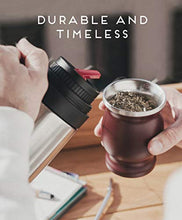 Carica l'immagine nel visualizzatore di Gallery, BALIBETOV Thermo per Zucca Yerba Mate - Isolamento 1 L, Argento Becco Di