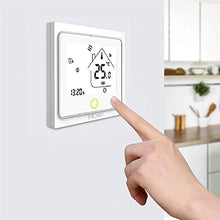 Carica l'immagine nel visualizzatore di Gallery, Contrôleur de température MOES Smart 5A Per Riscaldamento Caldaia-Bianco