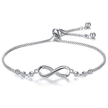 Carica l'immagine nel visualizzatore di Gallery, Bracciale a due fili Infinity Symbol Ladies a... - Ilgrandebazar