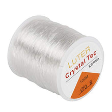 Carica l'immagine nel visualizzatore di Gallery, LUTER 0.8mm Filo/Lenza di Trasparente Elastico per Braccialetti Gioielli...