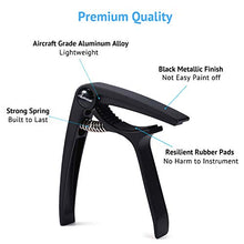Carica l'immagine nel visualizzatore di Gallery, Asmuse Professional Capotasto Universale Nero Capo High quality Zinc - Ilgrandebazar
