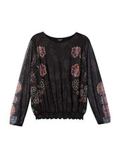 Carica l'immagine nel visualizzatore di Gallery, Desigual T-Shirt Andora Donna XS, Nero (Negro 2000) - Ilgrandebazar