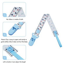Carica l'immagine nel visualizzatore di Gallery, HBselect 5 PCS Catenella Portaciuccio con Adattatore Ciuccio 33cm+4.8x3cm 5pz - Ilgrandebazar
