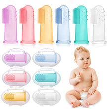 Carica l'immagine nel visualizzatore di Gallery, HBselect 6 pezzi di Spazzolino Bambini da Dito Multicolore con Scatola... - Ilgrandebazar