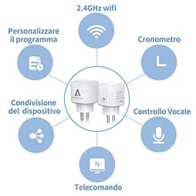 Carica l'immagine nel visualizzatore di Gallery, ANOOPSYCHE Presa Wifi Intelligente Smart Plug la Gestione Globale dei 1 pack - Ilgrandebazar