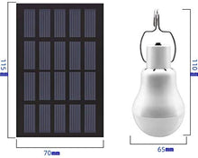 Carica l'immagine nel visualizzatore di Gallery, solare lampada LED portatile della di lanterna Lampada + Pannello Solare