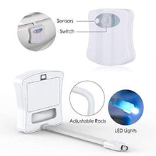 Carica l'immagine nel visualizzatore di Gallery, Luce WC per Bagno，Lampada Notturne Bagno Led Batteria con Sensore di... - Ilgrandebazar