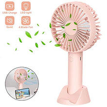 Carica l'immagine nel visualizzatore di Gallery, Mini Ventilatore Flessibile USB Table Desk Personale con Large