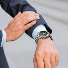Carica l'immagine nel visualizzatore di Gallery, BY BENYAR - Eleganti Orologi Uomo | Cronografo | Movimento Argento Nero - Ilgrandebazar