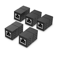 Carica l'immagine nel visualizzatore di Gallery, UGREEN 5Pack Connettore Cavo di Rete Cat6 8P8C Keystone Rj45 Modulo Nero - Ilgrandebazar