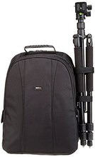 Carica l'immagine nel visualizzatore di Gallery, AmazonBasics - Zaino per fotocamera reflex/laptop, colore Nero/Arancia