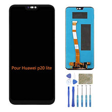 Carica l'immagine nel visualizzatore di Gallery, ASNNY Display Compatibile per Huawei P20 Lite Nero, LCD Assembly p20 lite