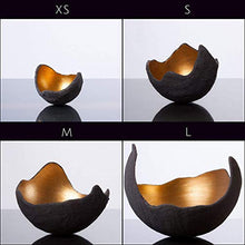 Carica l'immagine nel visualizzatore di Gallery, Guscio cemento d'oro - S (15 cm) - nero - Ilgrandebazar